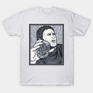 Resident Evil Chris Redfield Pixel Art T-Shirt